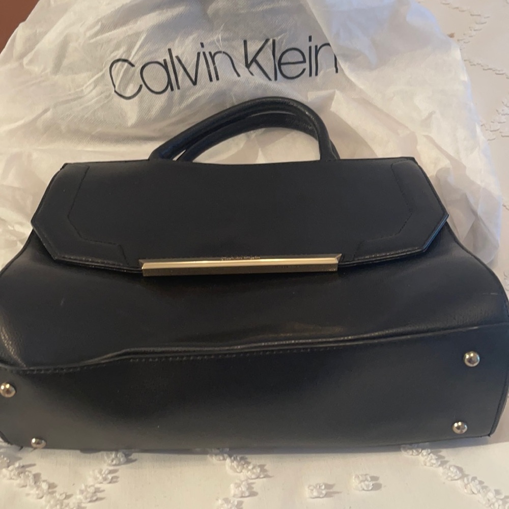 Calvin Klein black bag.